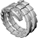 Золота жіноча каблучка інтепритація Serpenti Viper Ring