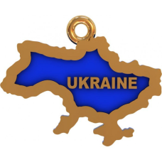 Золота підвіска “Україна“